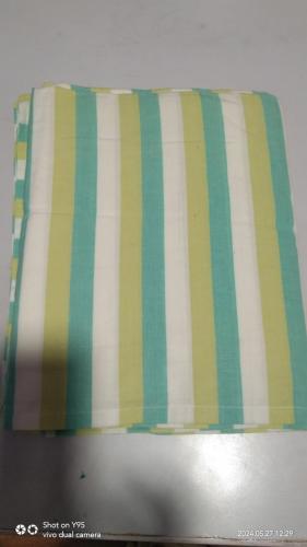 BEDSHEET STRIPE 90X108 2 PILLOW COVER